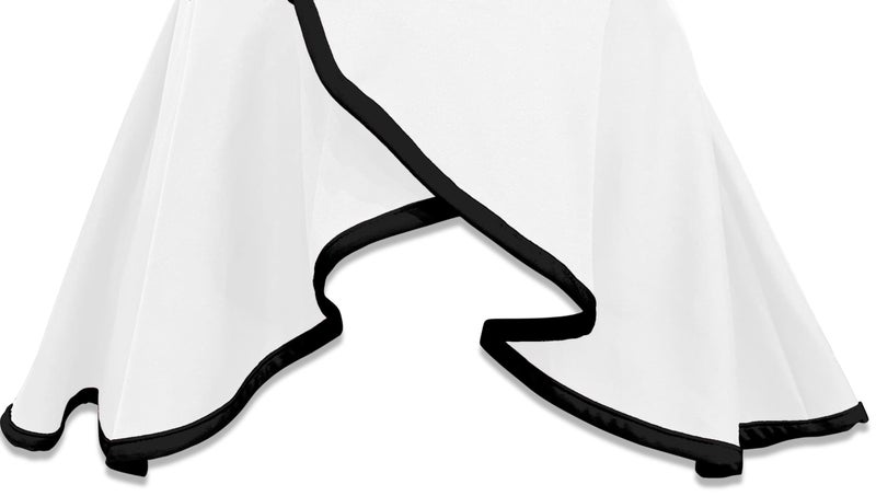 Yiershu Women Dress Elegant Peplum Business Dresses Sexy Split Long Sleeve Bodycon Knee Length Formal Pencil Back Zipper Dress(White,XXL) - Image 5