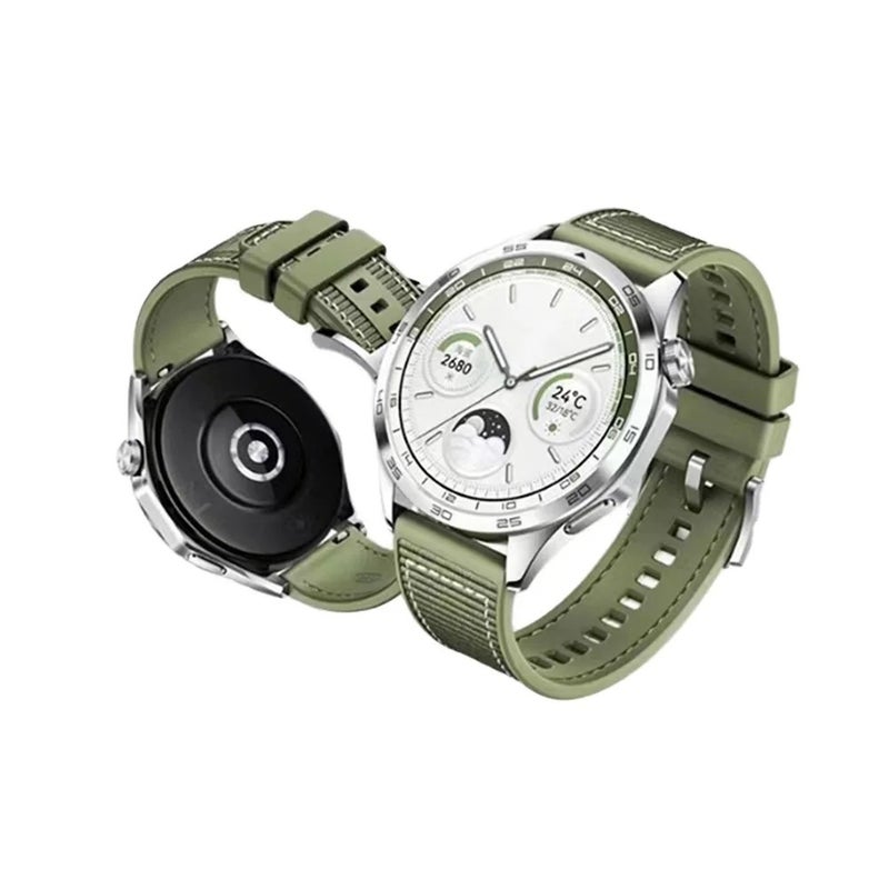 Bluejw 22mm Braided Nylon Silicone Sport Band for Huawei Watch GT4, GT3 Pro, GT2 Pro - Replacement Strap - Image 5