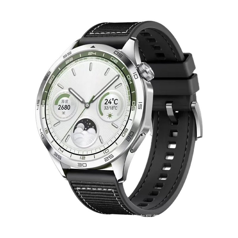 Bluejw 22mm Braided Nylon Silicone Sport Band for Huawei Watch GT4, GT3 Pro, GT2 Pro - Replacement Strap - Image 3