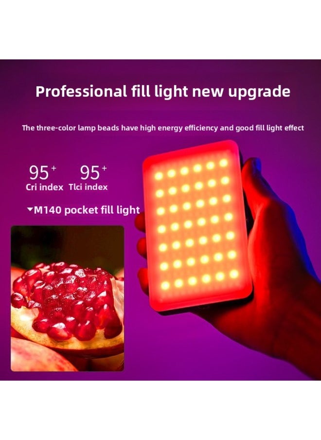 Generic - Mobile Phone Selfie Fill Light Video Conference Flash Mobile Phone Camera Photo Video Flash Beauty Light-Color:[three Color Dimming Full Color] Clip - Image 1