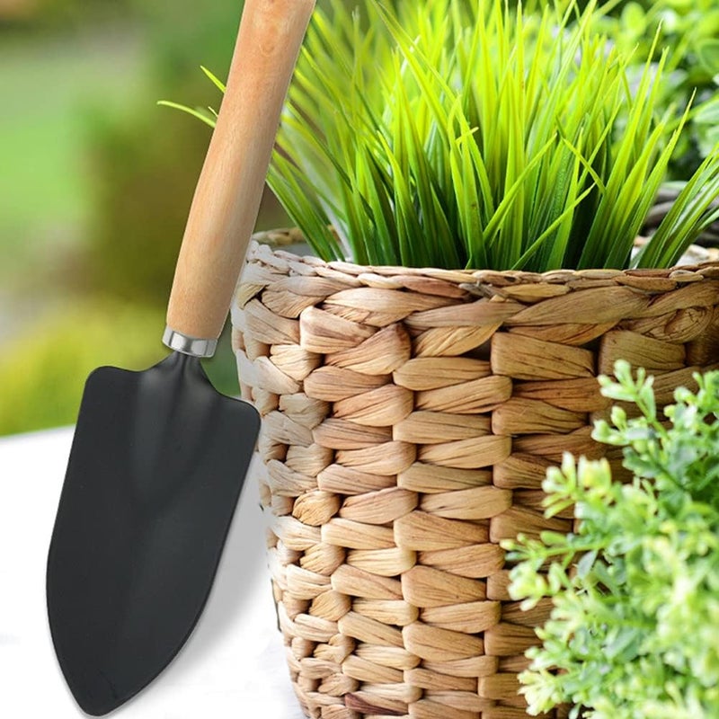 ويوبلز مجموعة أدوات بستنة مكونة من 3 قطع، أدوات بستنة متينة، مجموعة أدوات بستنة يدوية تتضمن مجرفة ومشط ومعول لزراعة نباتات الزهور الصغيرة، مجموعة أدوات زراعة يدوية - Image 3