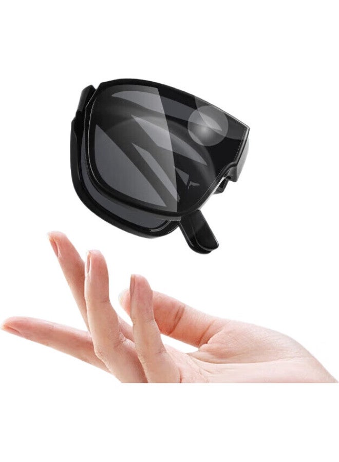 HLA Folding Polarized Sunglasses For Nearsightedness, Unisex Outdoor Driving Uv Protection Sunglasses Black 059 - Image 1