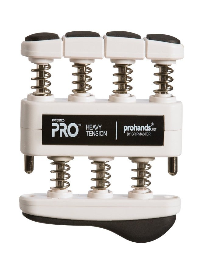 PROHANDS PRO Hand Exerciser, Finger Exerciser (Hand Grip Strengthener), Spring-Loaded, Finger-Piston System, Isolate and Exercise Each Finger, (9 lb Heavy Tension, Black-Pro) - Image 1