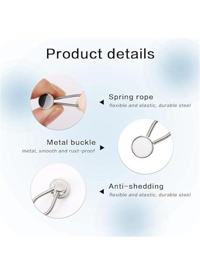 Generic - 9 Pack Metal Shirt Collar on Extenders for Men's Dress Shirts - Comfortable Collar Expander and Tie Buckle Extension (3 Varieties) - Image 1