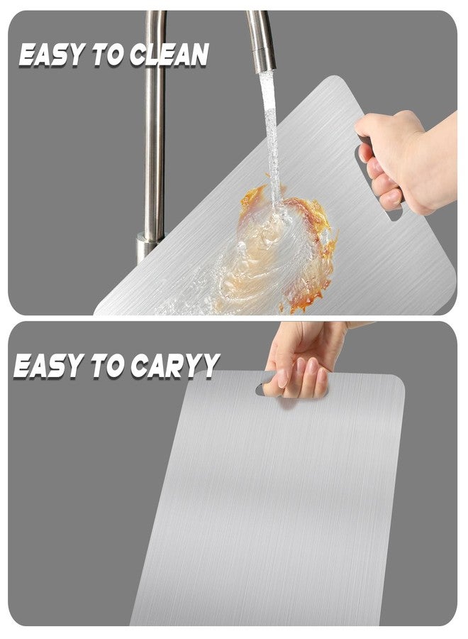EBTULF Titanium Alloy Cutting Board: 100% Pure，Double-Sided Versatility，The 2025 New Model for Meat，Vegetables， and Fruits - Image 5