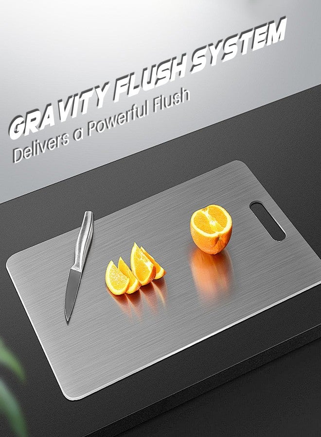 EBTULF Titanium Alloy Cutting Board: 100% Pure，Double-Sided Versatility，The 2025 New Model for Meat，Vegetables， and Fruits - Image 4