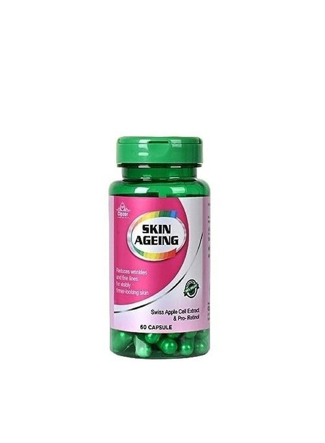 Cipzer Anti-Aging Veg Capsules They Provide Skin Strength And Reduce Wrinkles For Glistening, Anti-Aging Skin 60 Capsule, (Pack Of 1) - Image 1