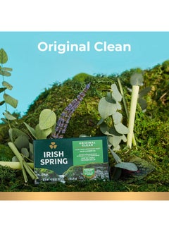 Irish Spring Irish Spring Bar Soap for Men, Original Clean, Smell Fresh and Clean for 12 Hours, Men Soap Bars for Washing Hands and Body, Mild for Skin, Recyclable Carton, 3.7 Ounce - 3 Count (Pack of 8)  - Image 3