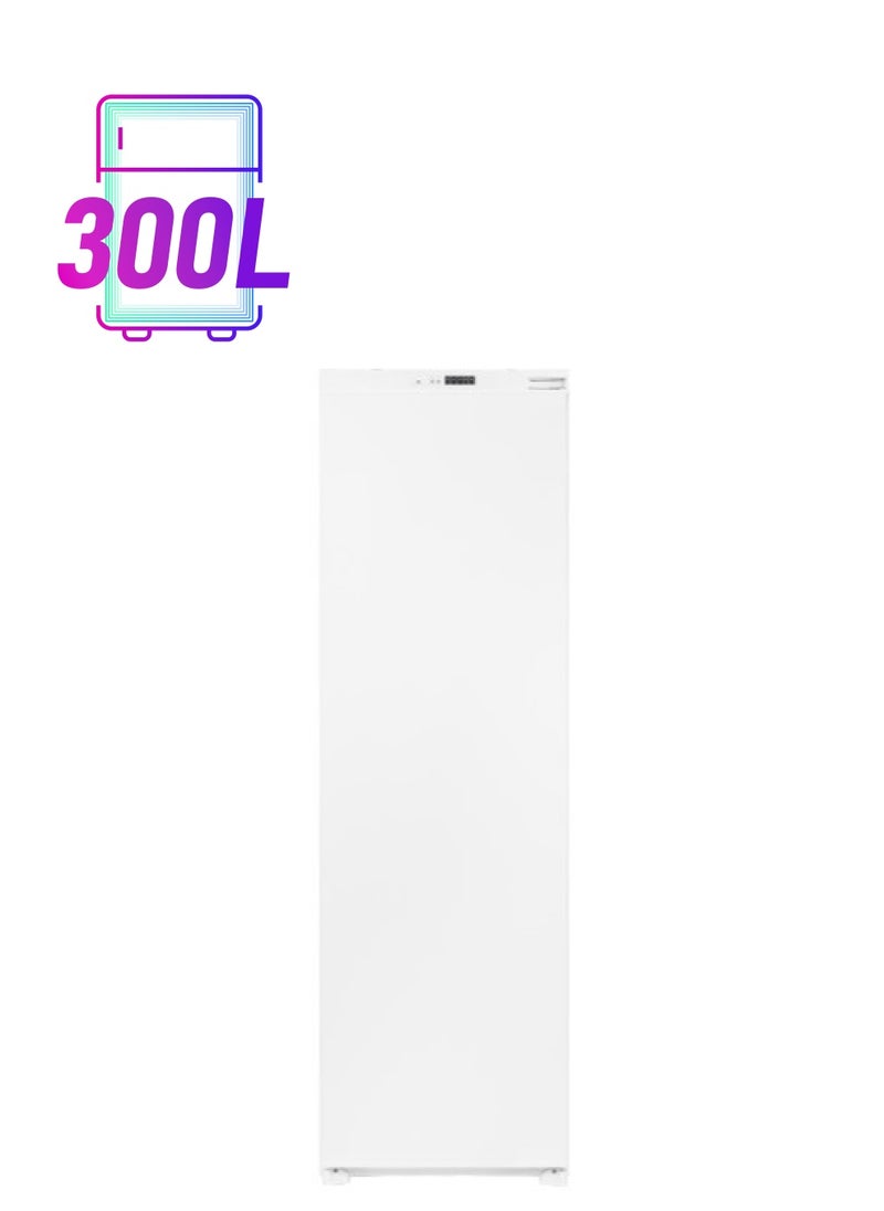 UGINE Ugine Built-In Refrigerator 303L, 10.6Cu.Ft, Single Door, White - UBI1DRT300LT 