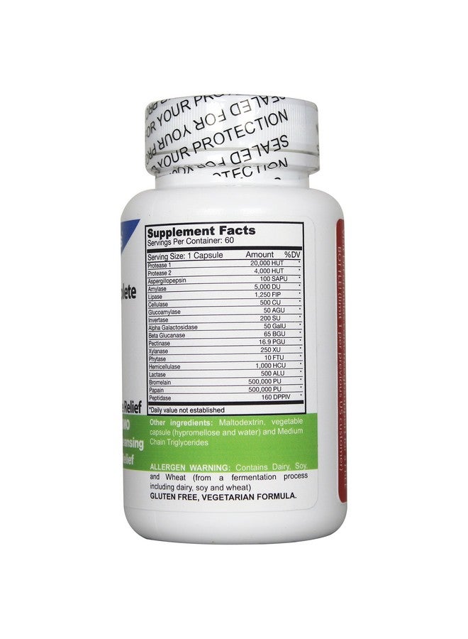 DrFormulas دكتور فورمولا 18 إنزيم هضمي لدعم إنزيمات المرارة والبنكرياس مع الأميلاز، البروتياز، الليباز، اللاكتاز، السليلوز، البروميلين 60 كبسولة - Image 2