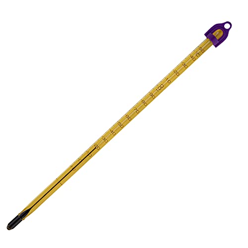 SP Scienceware SP Bel-Art H-B Easy-Read Liquid-In-Glass Laboratory Thermometer, -10 to 110°C, Total Immersion, Enviro-Safe, Lead-Free, Biodegradable, Accurate, NIST Traceable for Labs, Pharma, Food Processing - Image 1