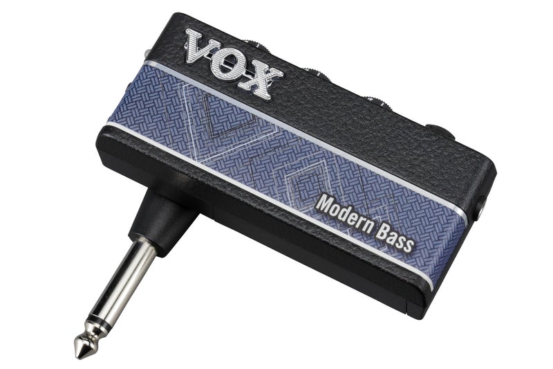 Vox amPlug 3 Modern Bass Headphone Bass Amplifier w/ 2 Channels, Stereo Effects, Built-in Rhythms, and Aux in Jack - Image 1