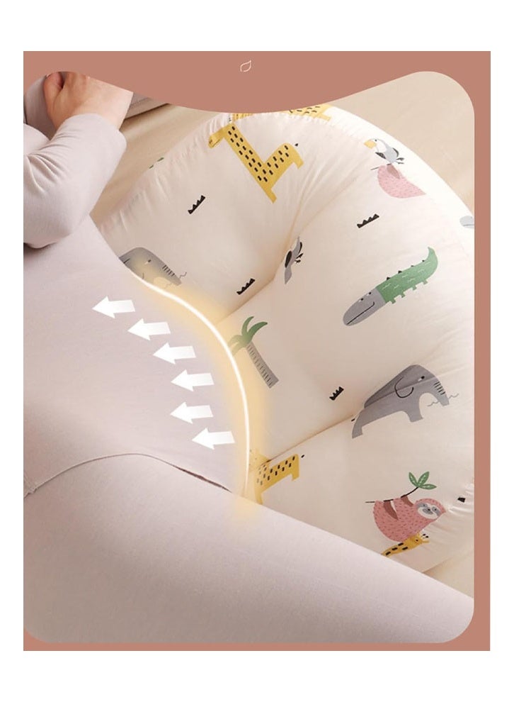 ZCM-HAPPY Newborn Baby Pregnancy Nursing Pillow With Breathable Net - Image 4
