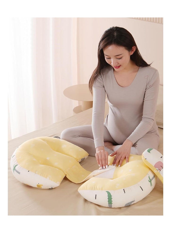 ZCM-HAPPY Newborn Baby Pregnancy Nursing Pillow With Breathable Net - Image 3