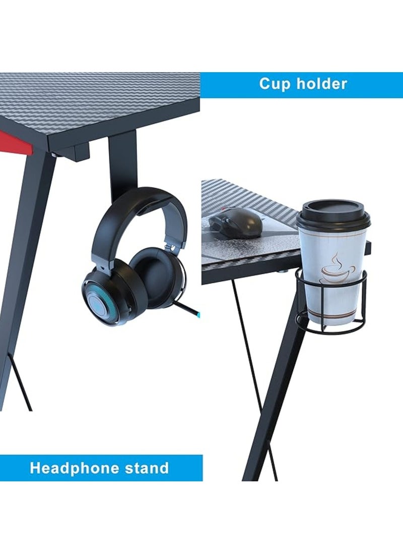 MAAS L-shaped corner computer desk, study desk, modern style, laptop table, reversible study table, easy-to-assemble bookshelf and desk corner, size 120*146*73 cm  - Image 4