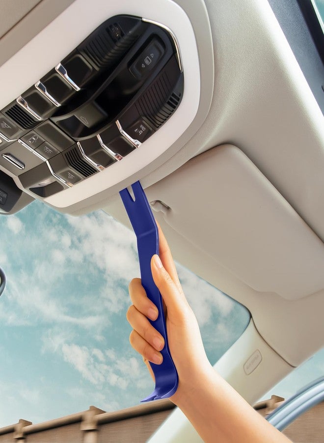 XBRN Auto Trim Removal Tool Kit,13 Pcs Car Panel Door Window Tools Kit,Auto Clip Fastener Remover Pry Tool Set Blue - Image 4