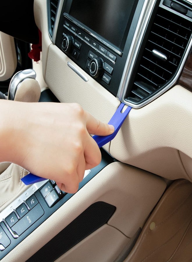 XBRN Auto Trim Removal Tool Kit,13 Pcs Car Panel Door Window Tools Kit,Auto Clip Fastener Remover Pry Tool Set Blue - Image 3