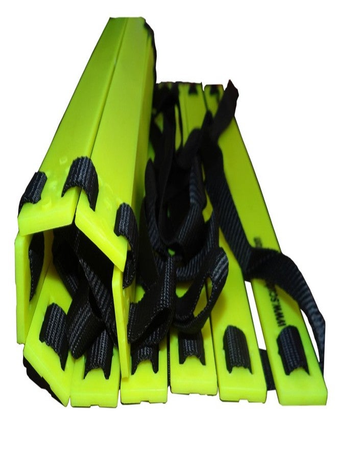 Roxan Adjustable Speed Ladder 4 Meter with 10 rungs/Football practices Running Speed Agility Ladder/Football Saucer Cone Multi Color Set of 10/ Marker Cone Multi Color - Image 4