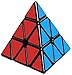 TANCH QIYI Pyramid Speed Cube 3X3 Triangle Magic Cube Puzzle Toy Black - Image 2