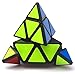 TANCH QIYI Pyramid Speed Cube 3X3 Triangle Magic Cube Puzzle Toy Black - Image 4