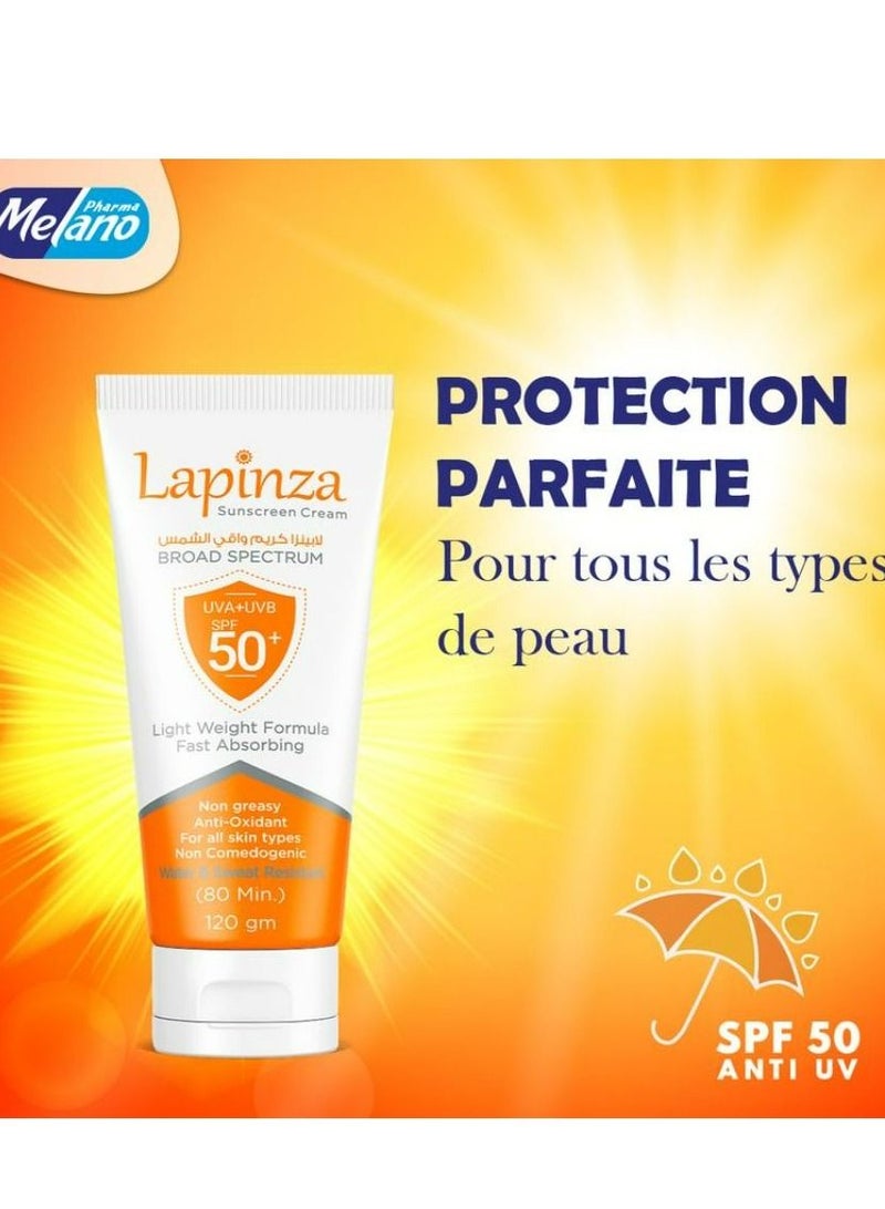 Melano Pharma Lapienza Sunscreen Cream 120 g - Image 1