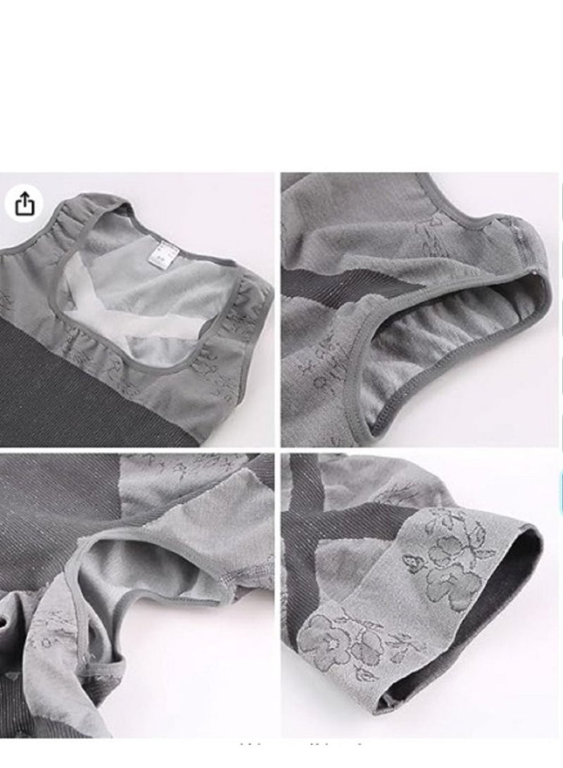 Women's bamboo corset helps lose weight easily and gives the body a slender and attractive shape. It works to tighten the abdomen and slim the waist effectively.-S  - Image 4