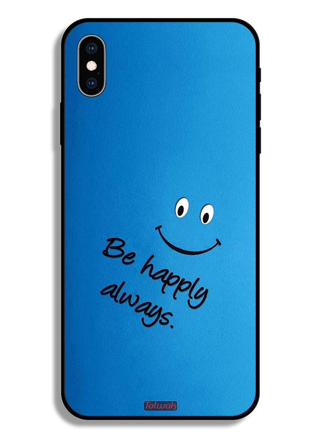Tolwak Apple iPhone XS Protective Case Be Happy Always - Image 2