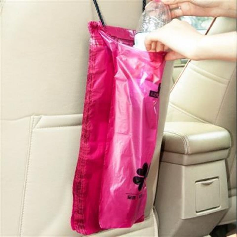 Car-Mounted Garbage Bags, Hanging Disposable Trash Bins For In-Car Use, Adhesive Storage, Supermarket - Image 4