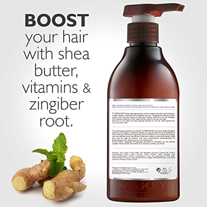 Saryna Key DEEP CLEANSING SHAMPOO FOR OILY HAIR AND OILY SCALP (300ML/10.14OZ) - Image 3