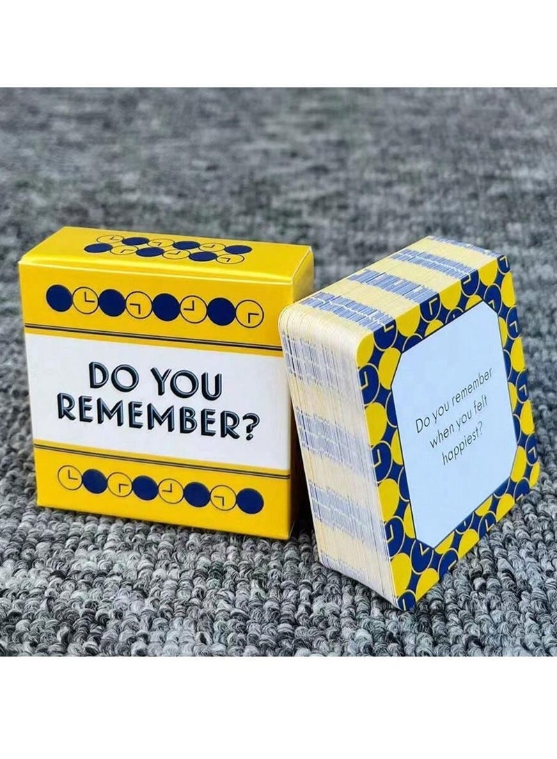 RedMapleTEK Memory Card Game, 50 Questions to Share Memories with Family and Friends, Friends and Family Party Gift - Image 3