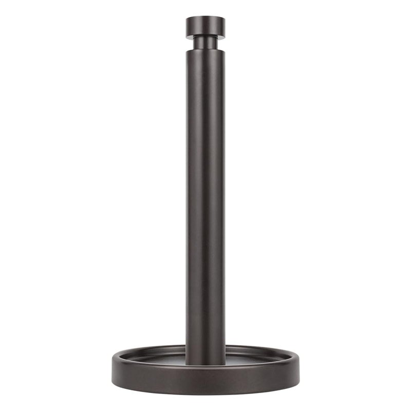 Ivilon Paper Towel Roll Stand - Steady and Easy Tear - Fits All Paper Towel Rolls - Oil Rubbed Bronze - Image 1