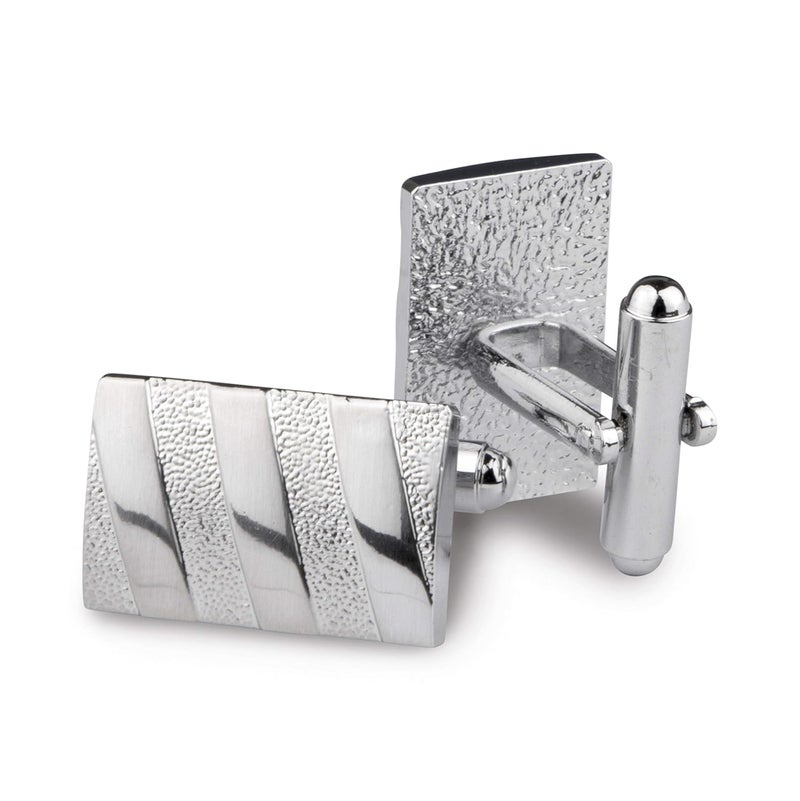 Kovove The Bling Fling Silver Coloured Cufflinks - Image 3