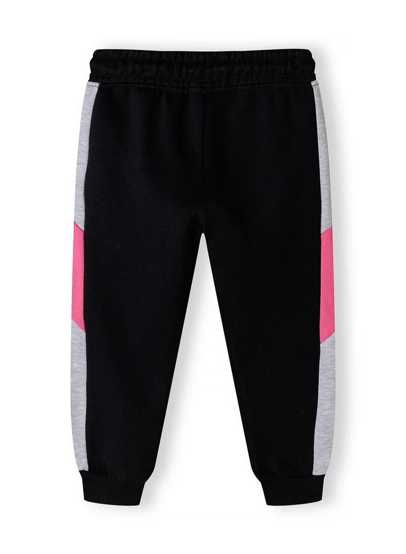 MINOTI Kids Girls Fleece Sweatshirt And Jogger Set