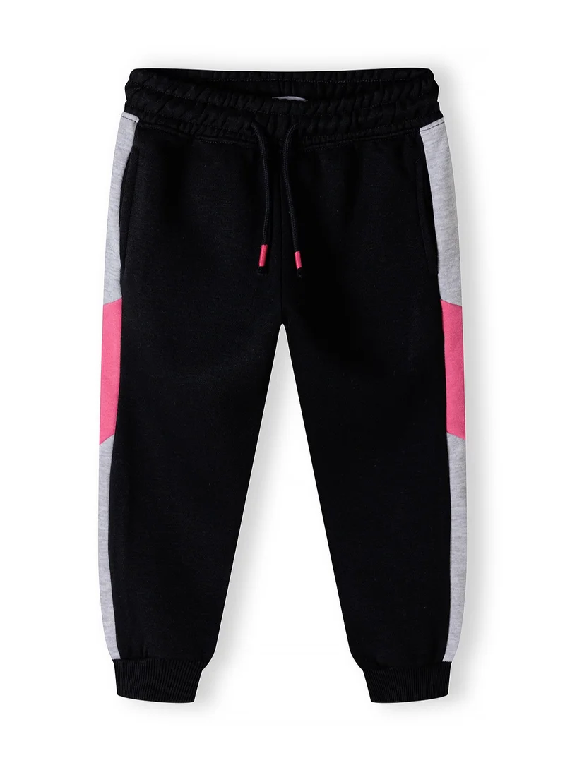 MINOTI Kids Girls Fleece Sweatshirt And Jogger Set