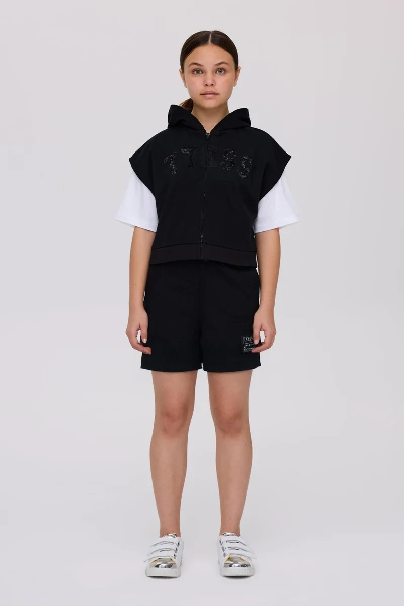 تايس Bg Store Girl Black Vest