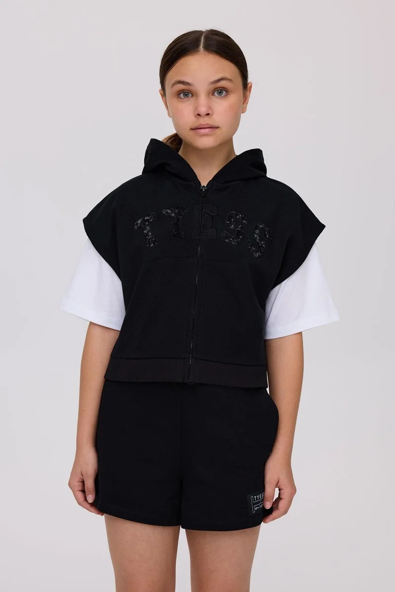 تايس Bg Store Girl Black Vest