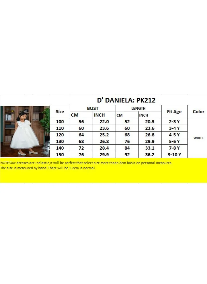 دىدانيالا D' Daniela - Bows and Flow Dress - White