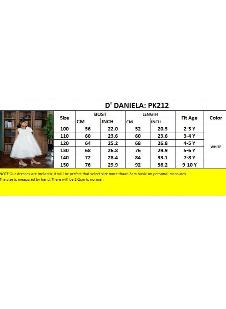 D'Daniela Satin Bow A-Line Dress - Image 5