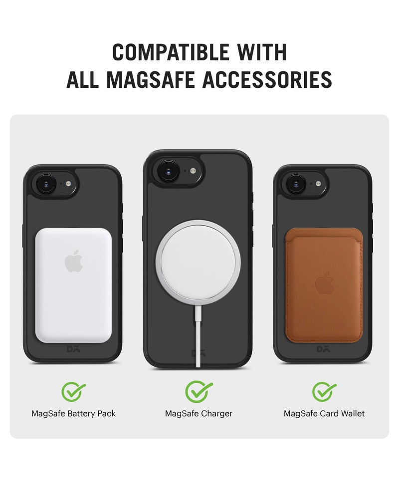 DailyObjects Polycarbonate Nimbus 2.0 Magnetic Protective Cover Compatible with iPhone 16e |Camera & Body Protection|Anti Shock,Scratch Resistant|Precise Cutouts & Modern Design|Wireless Charging - Image 4