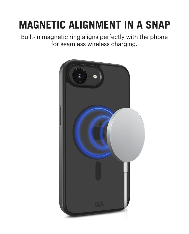 DailyObjects Polycarbonate Nimbus 2.0 Magnetic Protective Cover Compatible with iPhone 16e |Camera & Body Protection|Anti Shock,Scratch Resistant|Precise Cutouts & Modern Design|Wireless Charging - Image 2