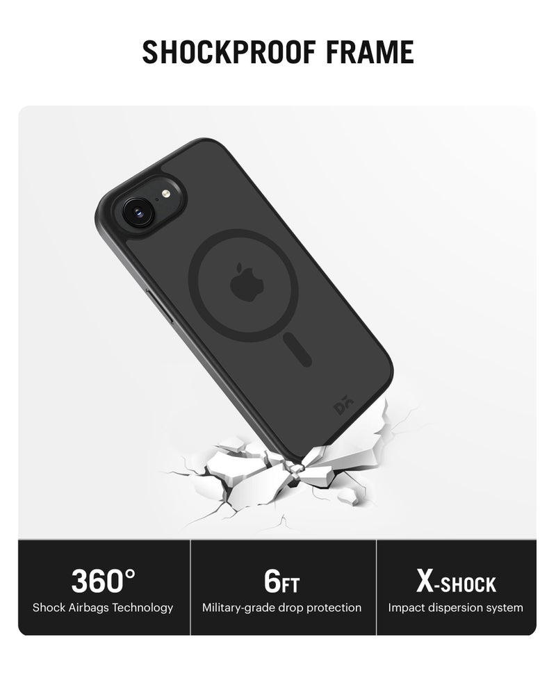 DailyObjects Polycarbonate Nimbus 2.0 Magnetic Protective Cover Compatible with iPhone 16e |Camera & Body Protection|Anti Shock,Scratch Resistant|Precise Cutouts & Modern Design|Wireless Charging - Image 5