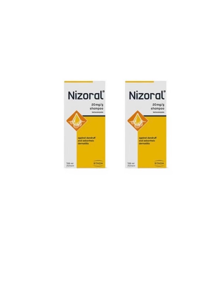 Nizoral Nizoral Pack Of 2 Anti dandruff Shampoo 100 ml 
