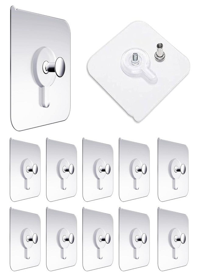 Shanya Wall Hooks for Hanging – Adhesive Wall Hook for Heavy Items | Wall Hanging Hooks, Strong Wall Hook for Home Organization, Pack of 10 - Image 1