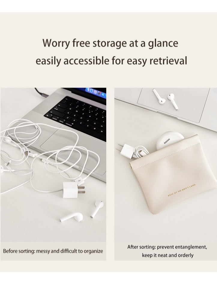 Generic Earphone data cable, cosmetics, lipstick storage bag, portable bag  - Image 1
