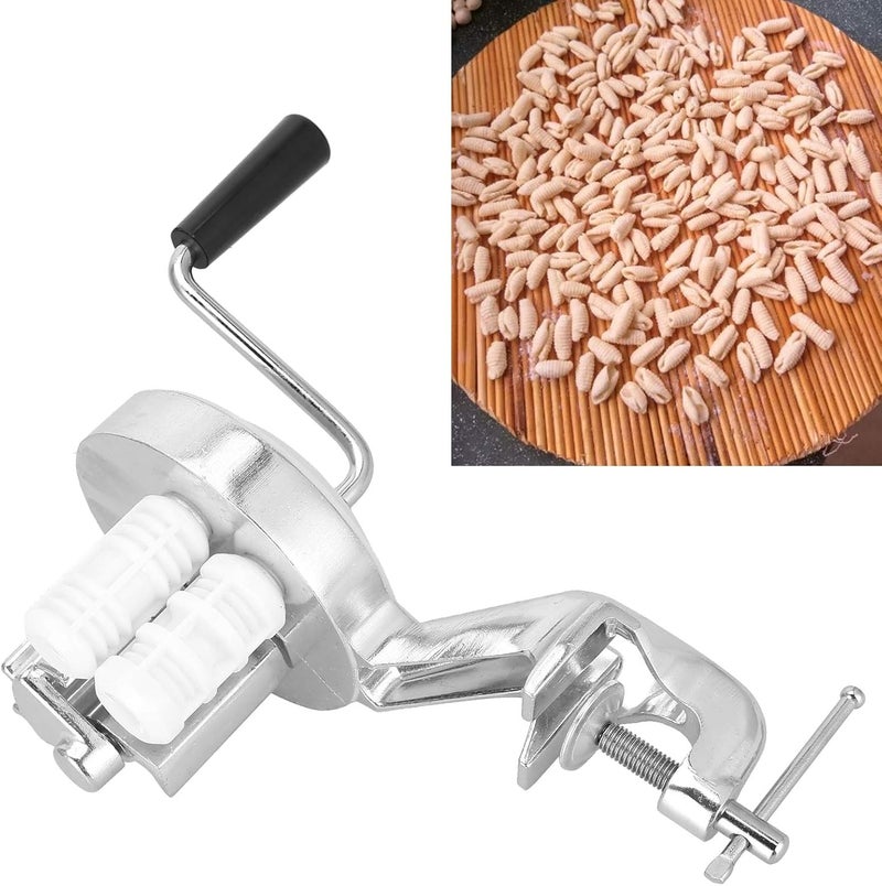 klarako Manual Macaroni Maker,Pasta Maker Machine Pasta Maker Stainless Steel Hand Cranking Noodles Pressing Machine Kitchen Supply - Image 4