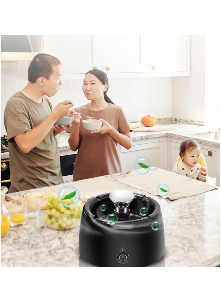 DUNISO Air Purifier Ashtray Multifunction Air Purifier Ashtray Electronic Air Purifier to Clean Negative Ion Air Fresher For Home Offices Car - Image 3