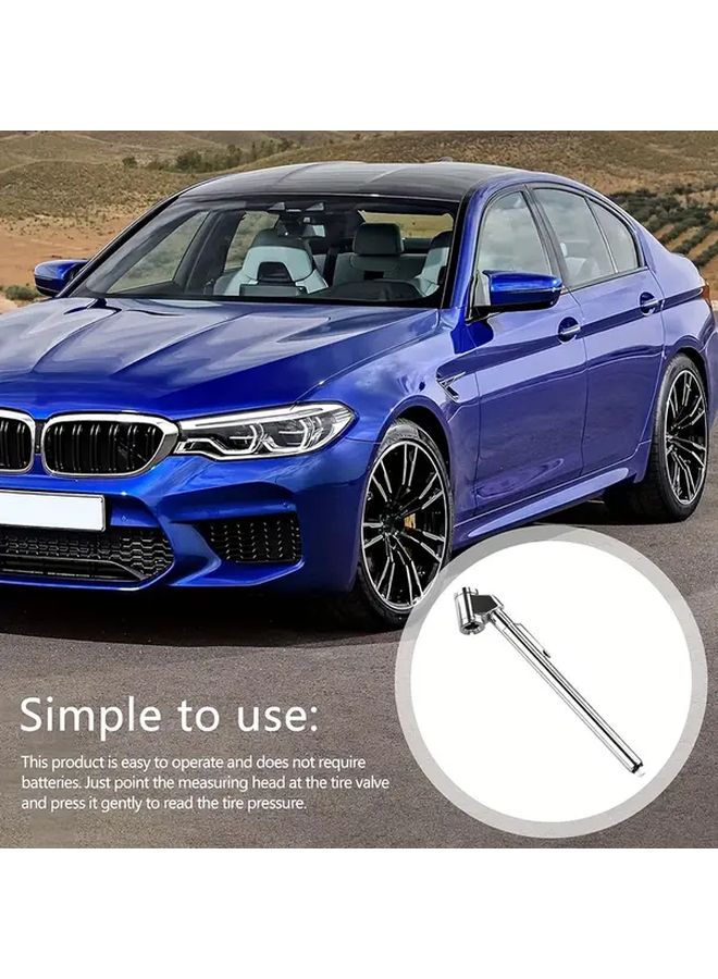 10-120 PSI Heavy Duty Tire Pressure Gauge Stainless Steel Insulation Material For Trucks And Cars - Image 4