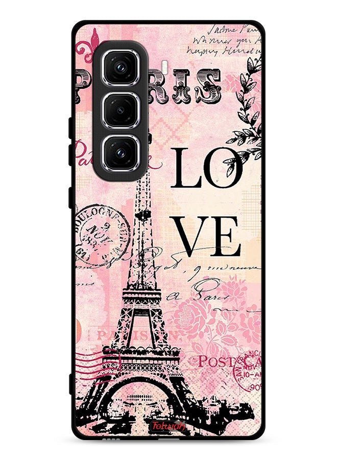 Tolwak Infinix Hot 50 Pro Plus 4G Protective Case Cover Paris Love  - Image 1