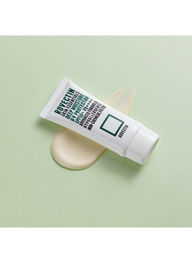 rovectin - Skin Essentials Deep Moisture Uv Protector Spf50+ Pa++++ 50Ml Cream Korean Skin Care Product For Women & Men - Image 1