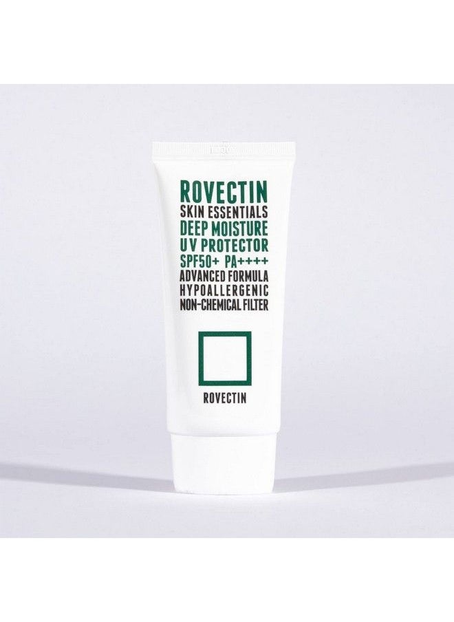 rovectin - Skin Essentials Deep Moisture Uv Protector Spf50+ Pa++++ 50Ml Cream Korean Skin Care Product For Women & Men - Image 1